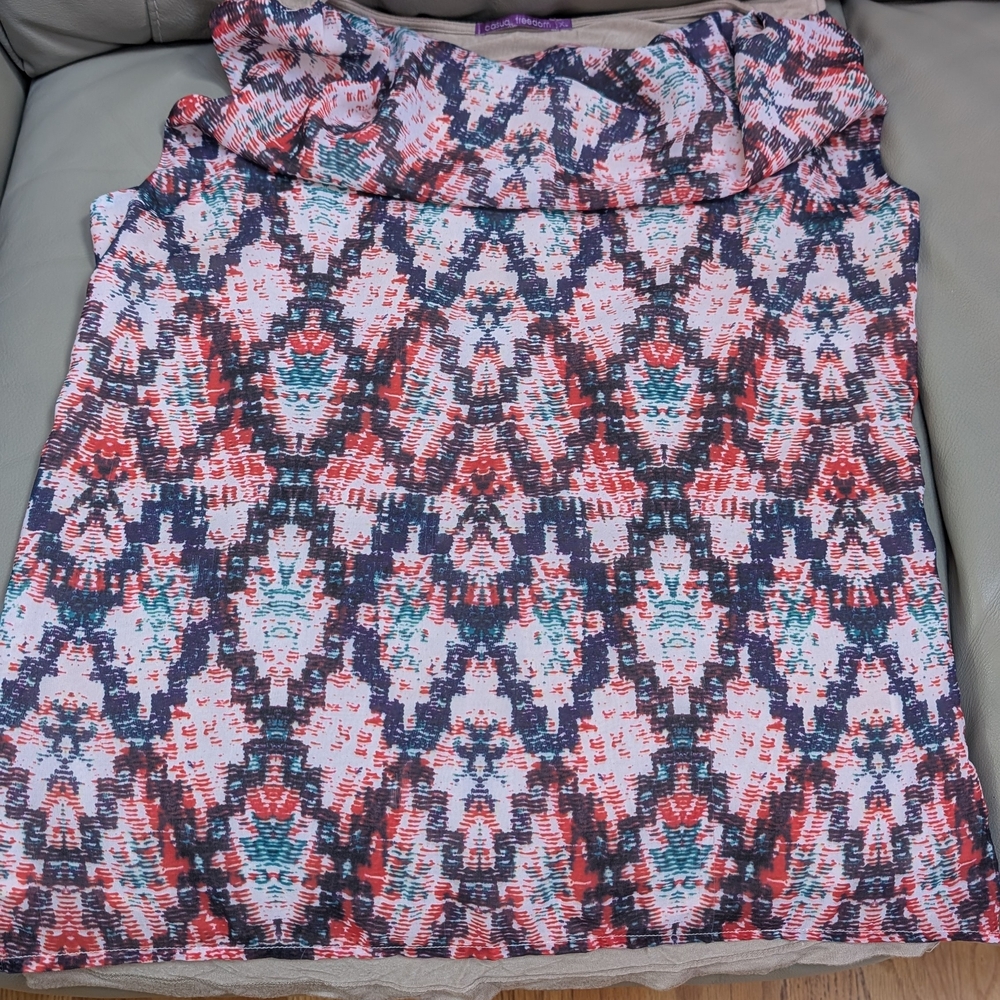 Colorful Patterned Women's Tank Top